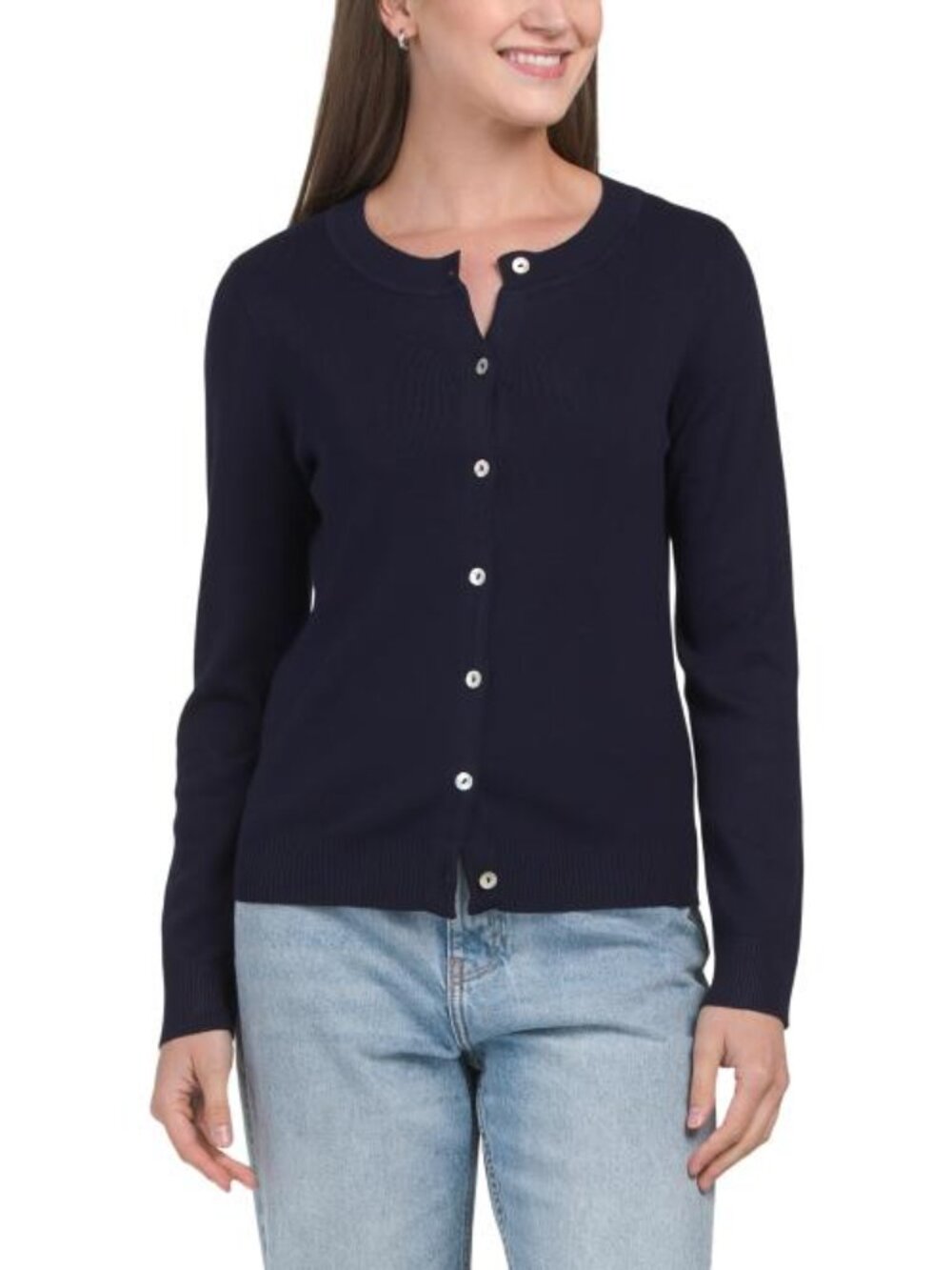 CYRUS Crew Neck Basic Cardigan